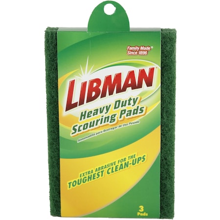 Libman Libman Heavy Duty Scouring Pad For Multi-Purpose 6 in. L 3 pk 66